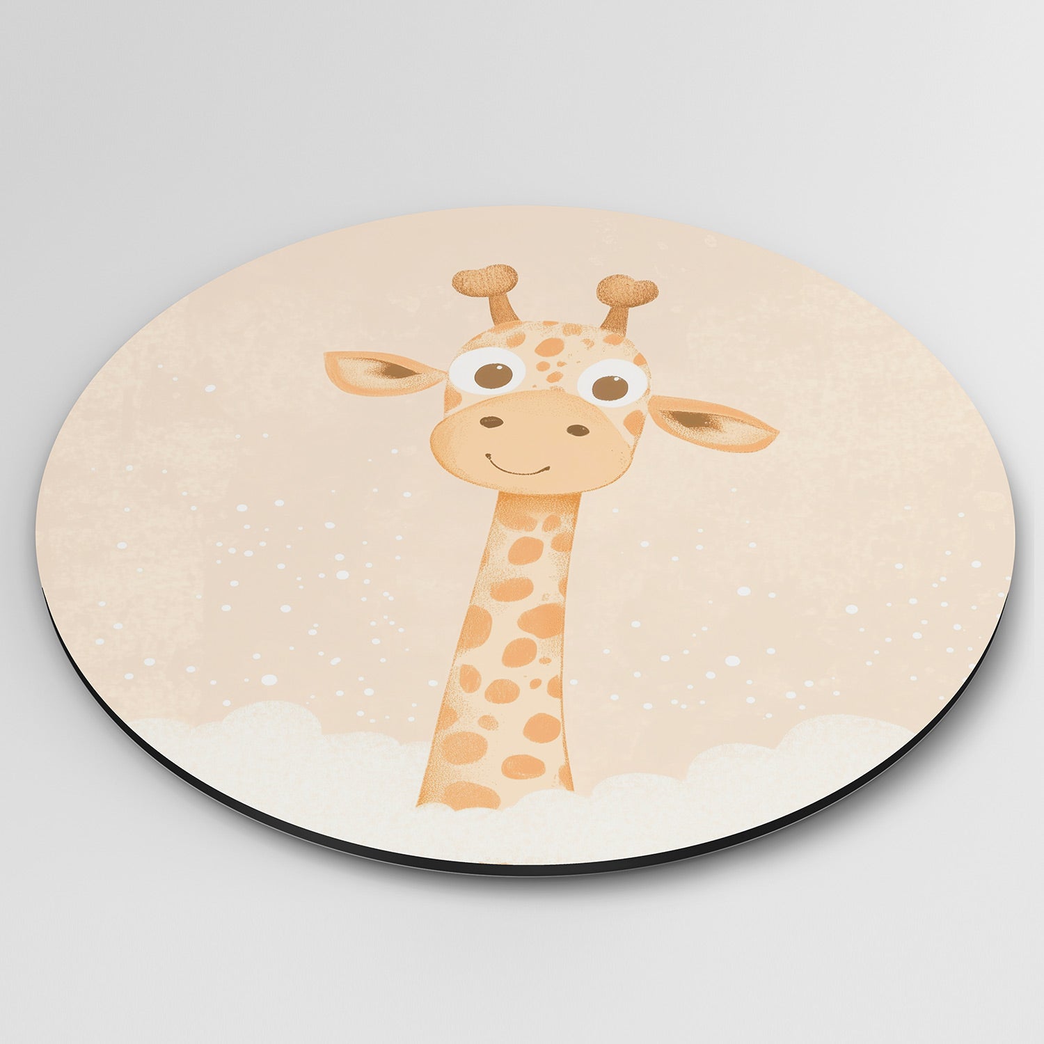 Giraffe in bad Muurcirkel