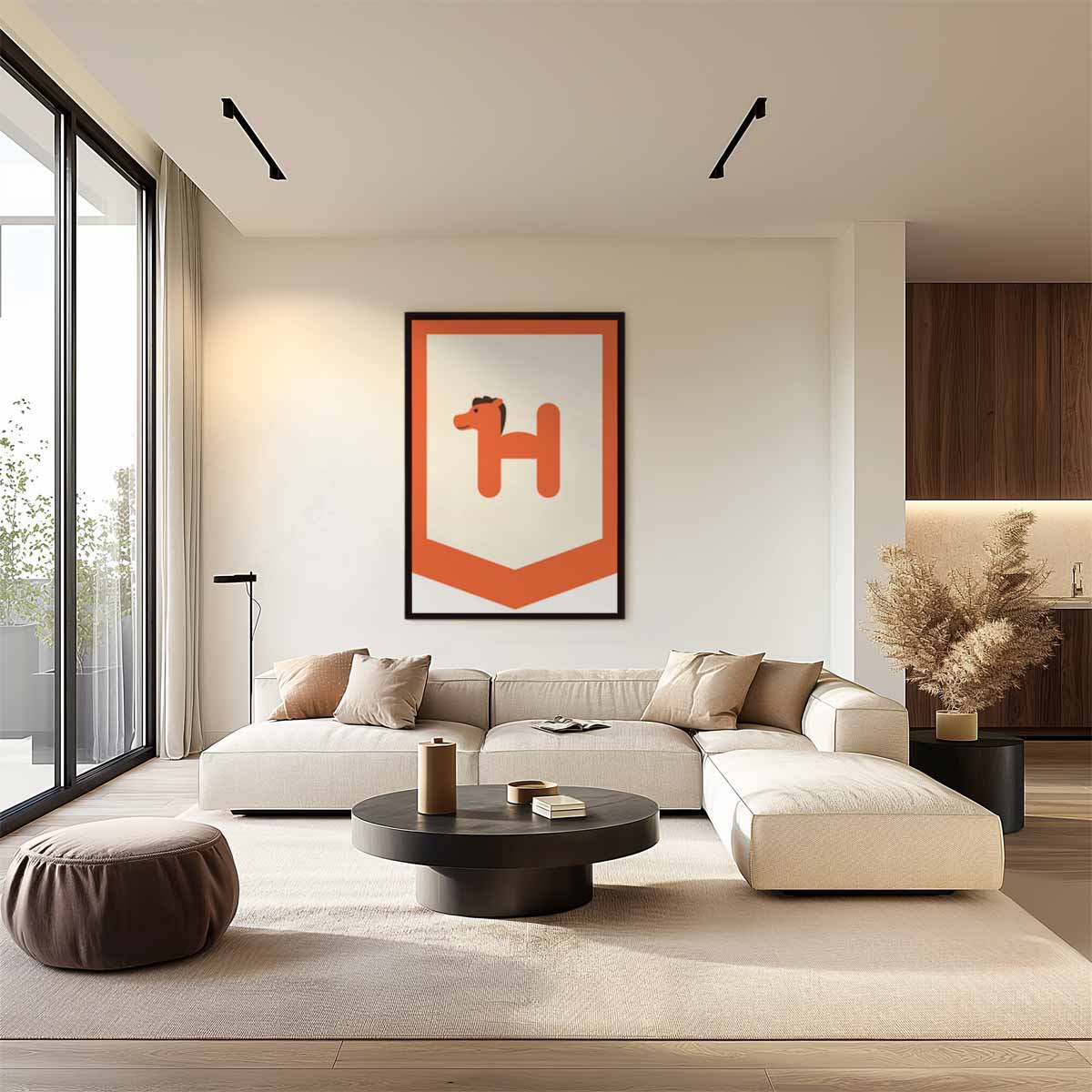 Vrolijke Oranjewereld Kunstwerk-canvas-dibond-plexiglas-wanddecoratie-WallArtistic