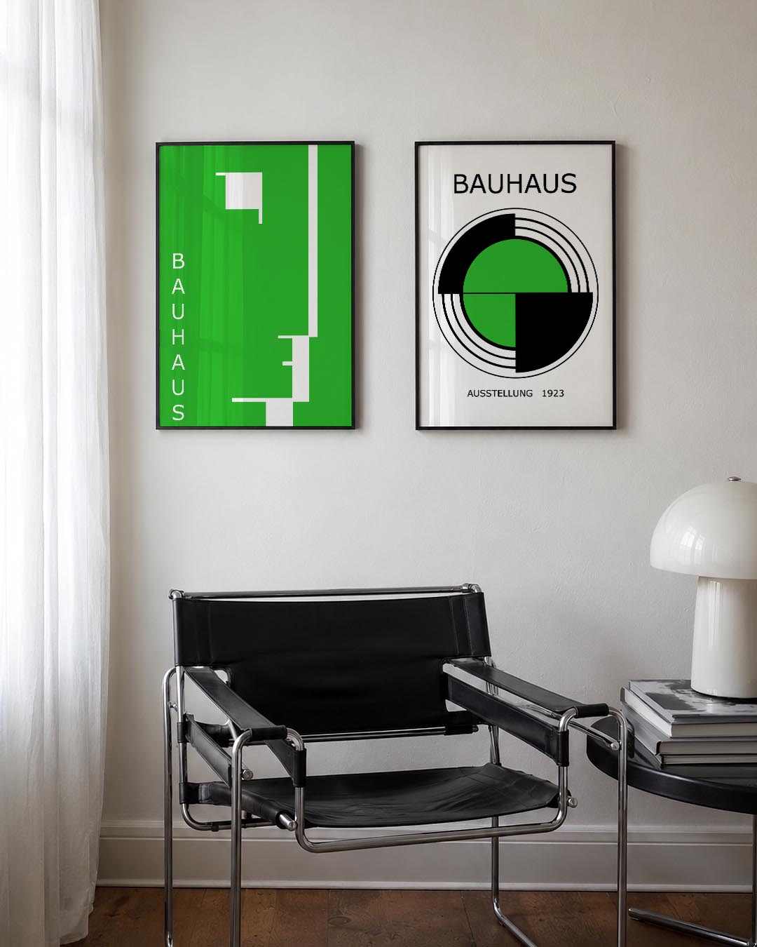 Groene vlakverdeling Posterset