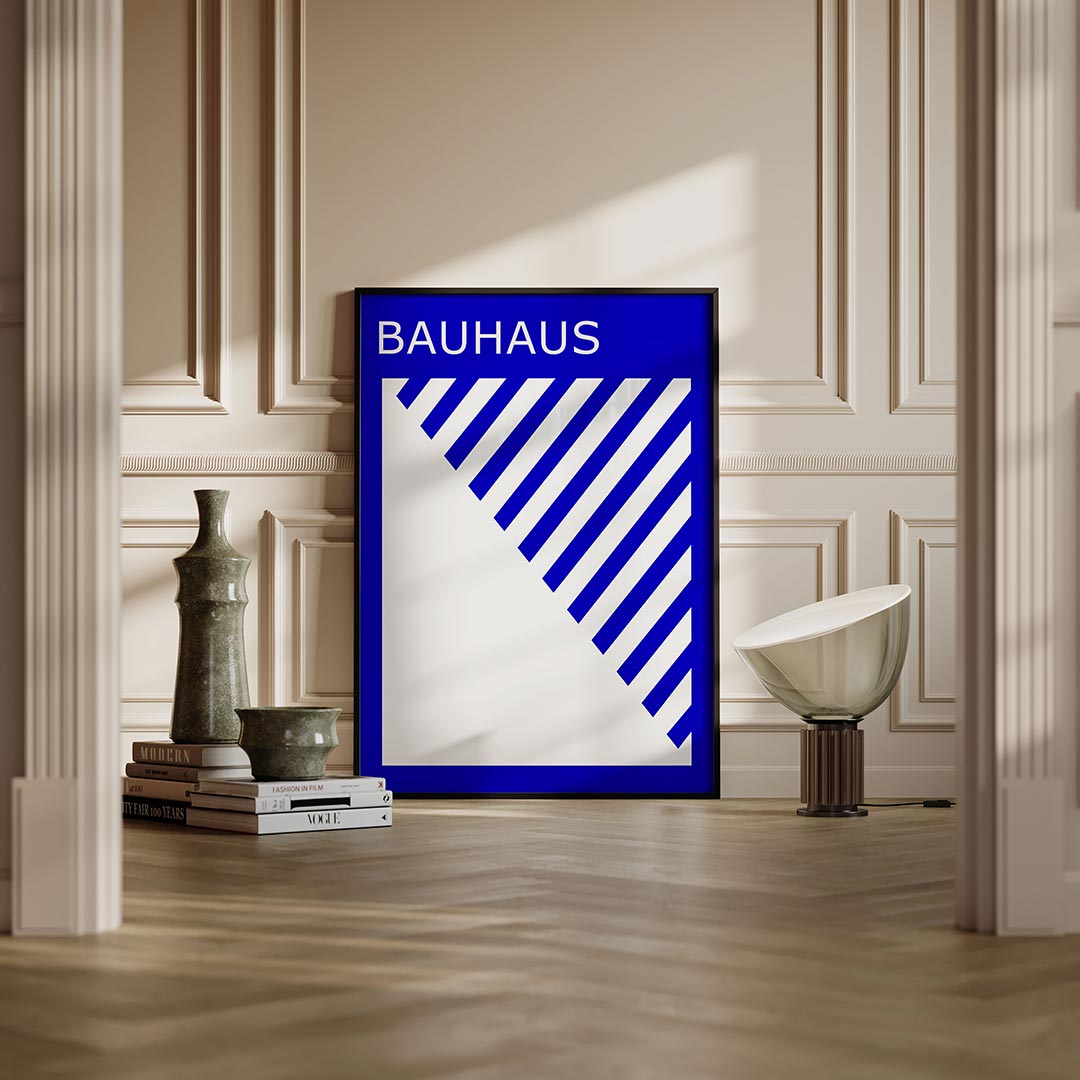 Diagonal lijnen Poster
