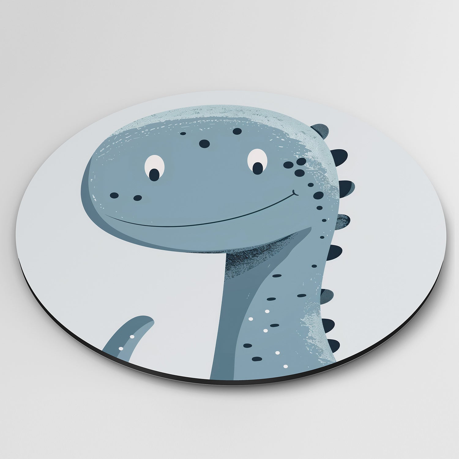 Blauwe dinosaurus Muurcirkel