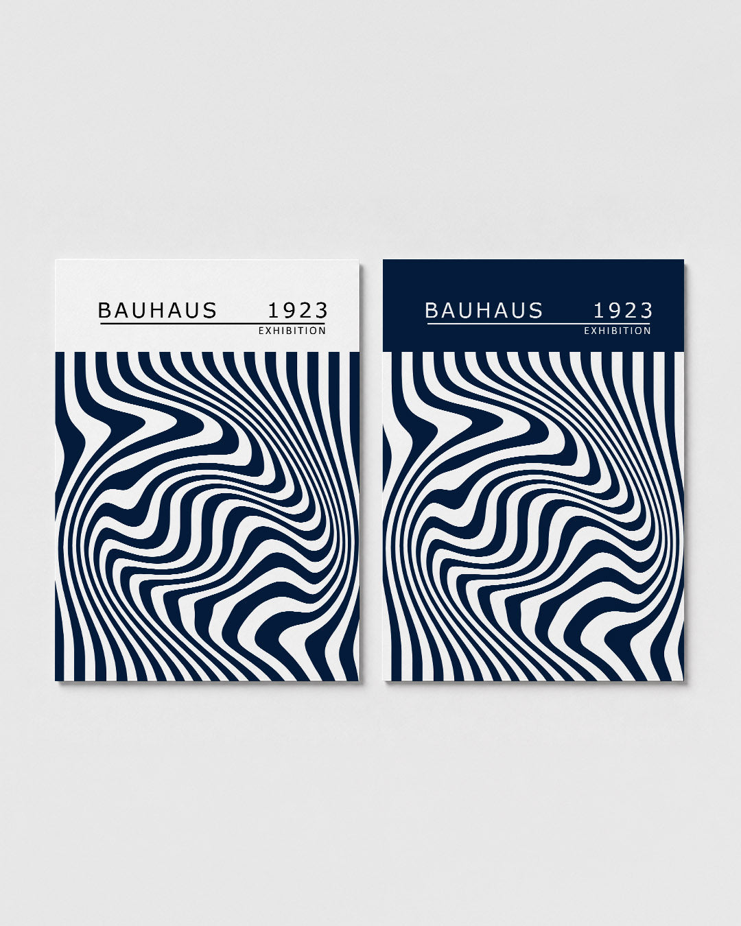 Golvend lijnenspel Posterset