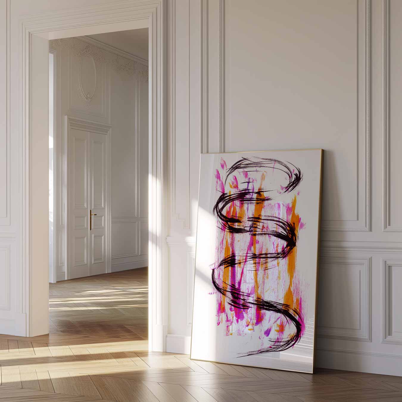 Vrolijke Vervloeiing Poster-WallArtistic