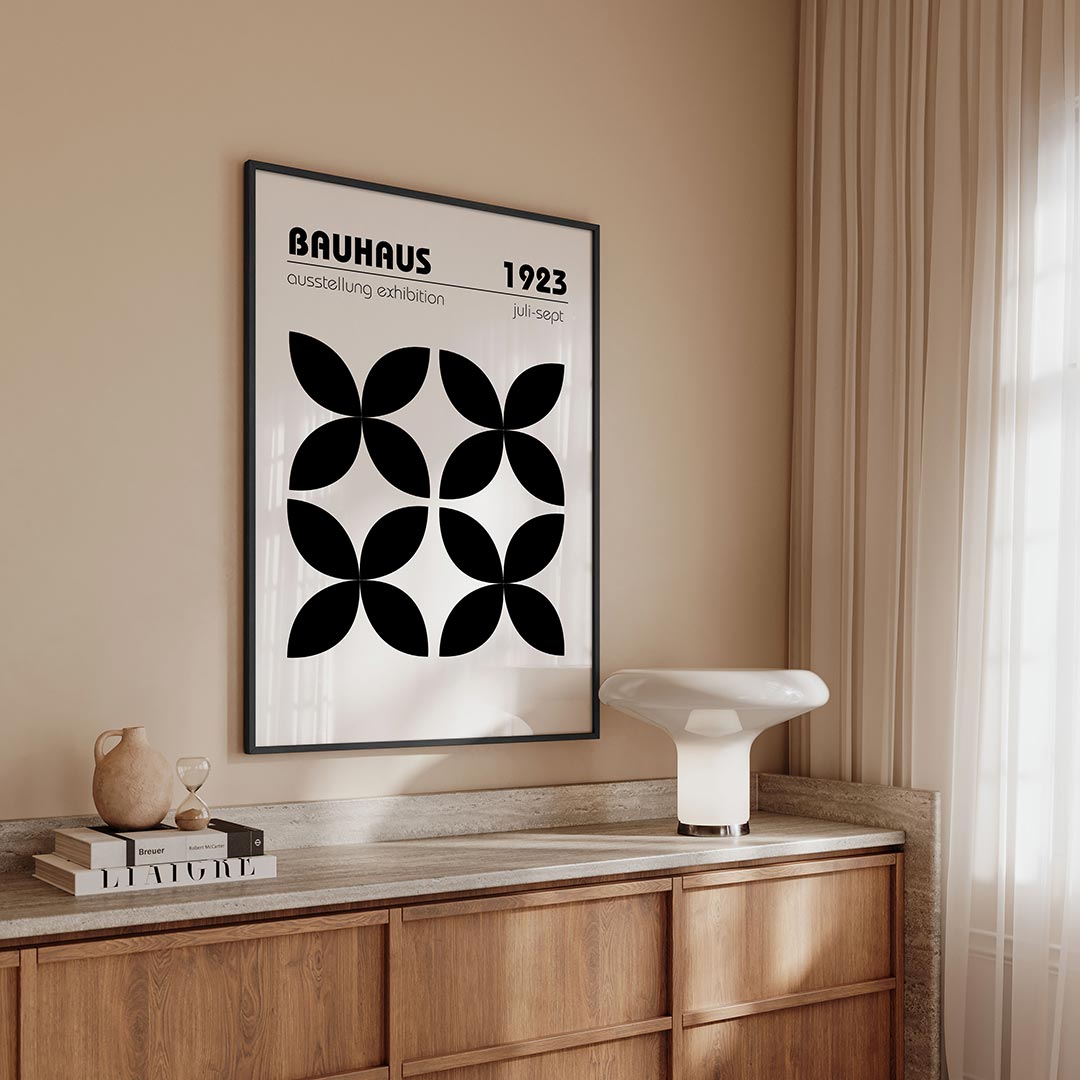 Vormritme en lijnen Poster