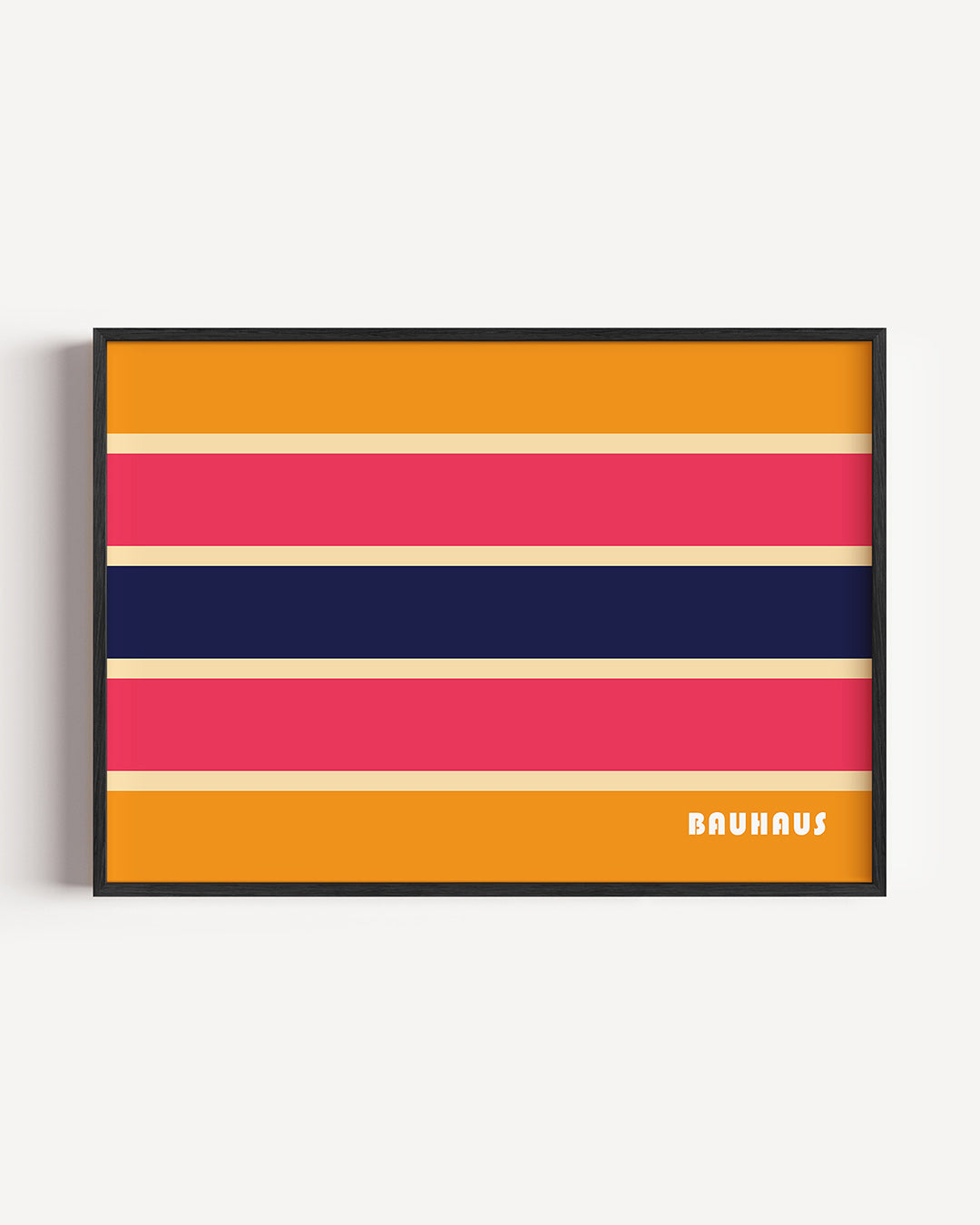 Strepen en kleurvlakken Poster
