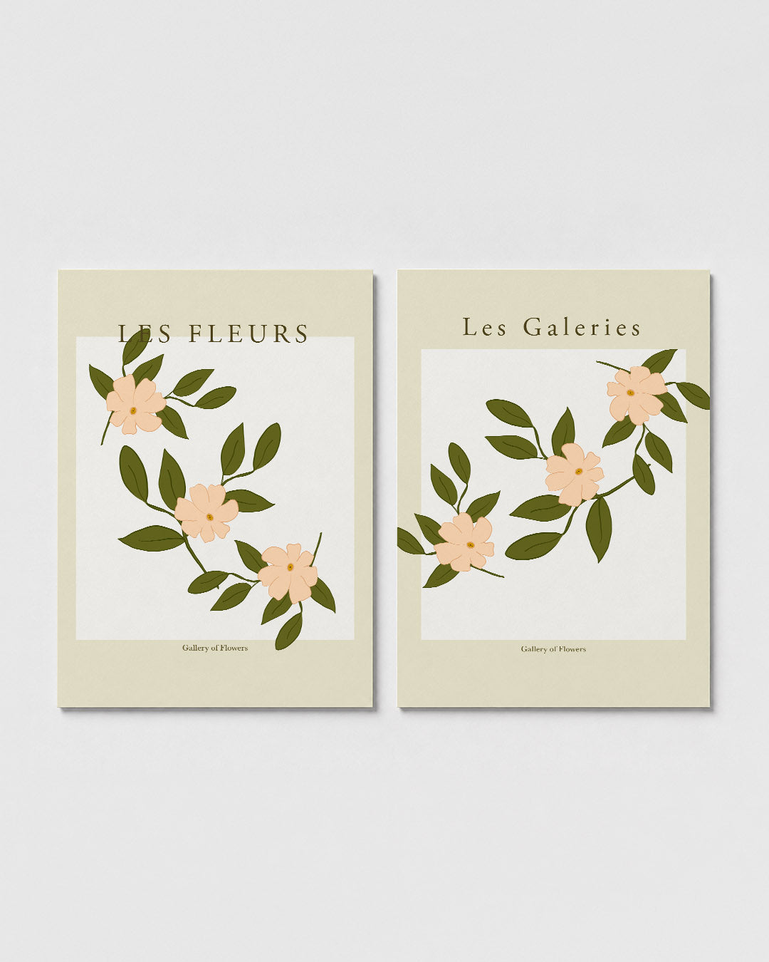 Bloemrijke elegantie Posterset