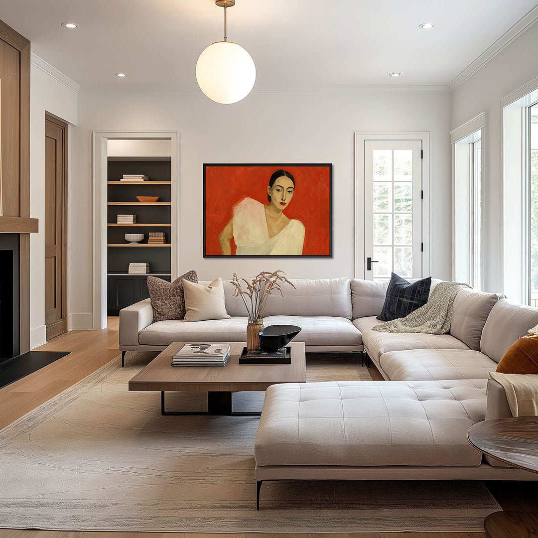 Vrouwelijk portret Kunstwerk