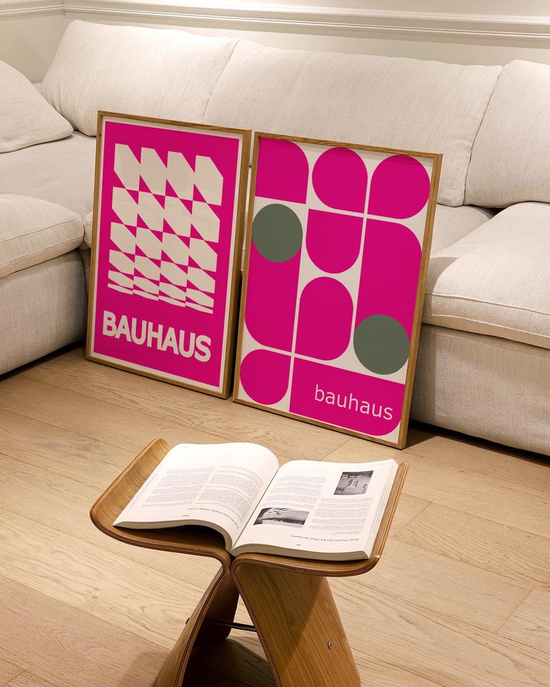 Vormen en kleurvlakken Posterset