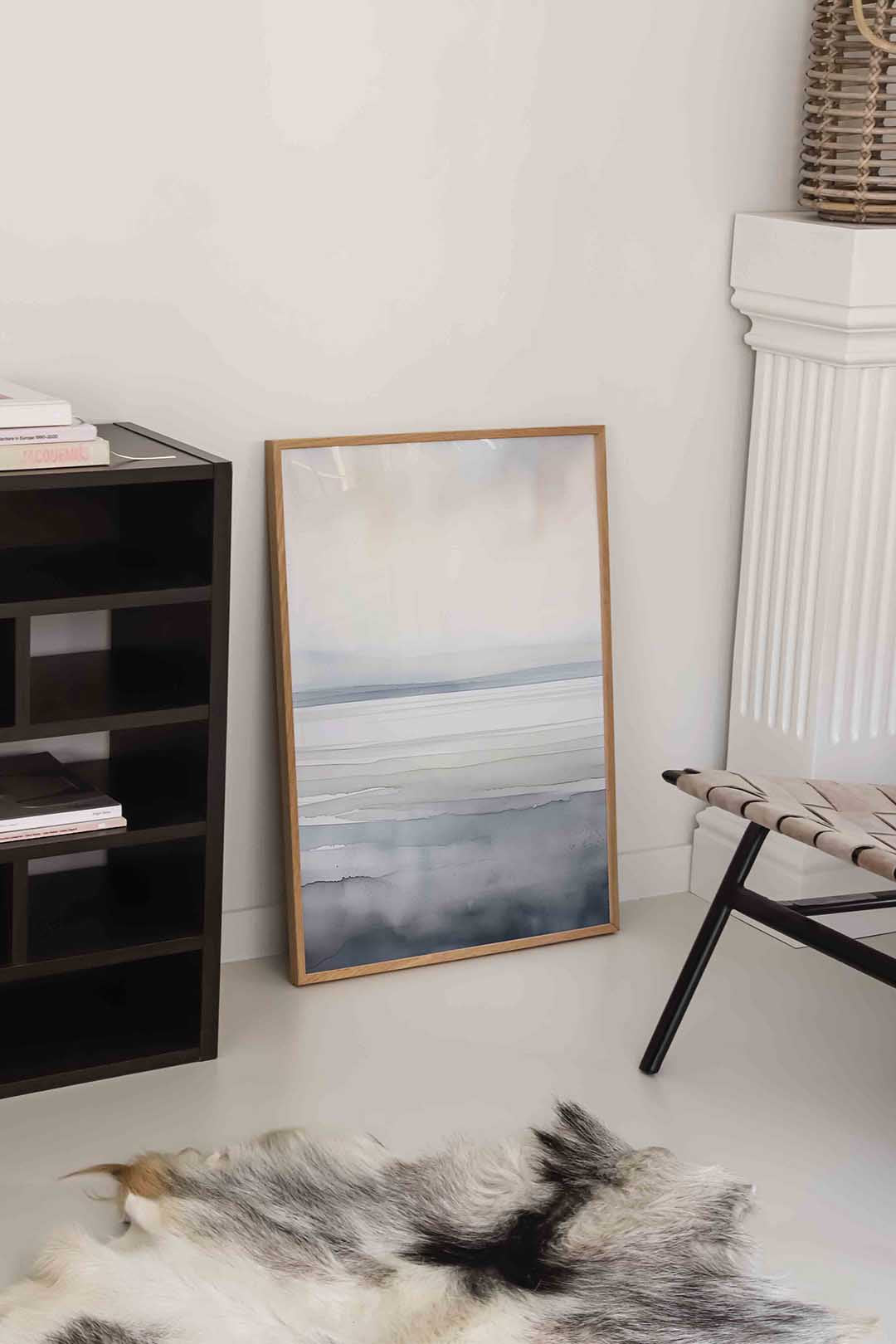Landschap in zachte tinten Poster