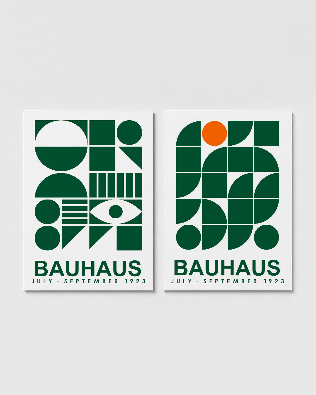 Vormen en vlakkenspel Posterset
