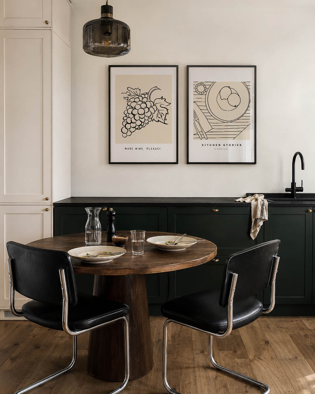 Druiven illustratie Posterset