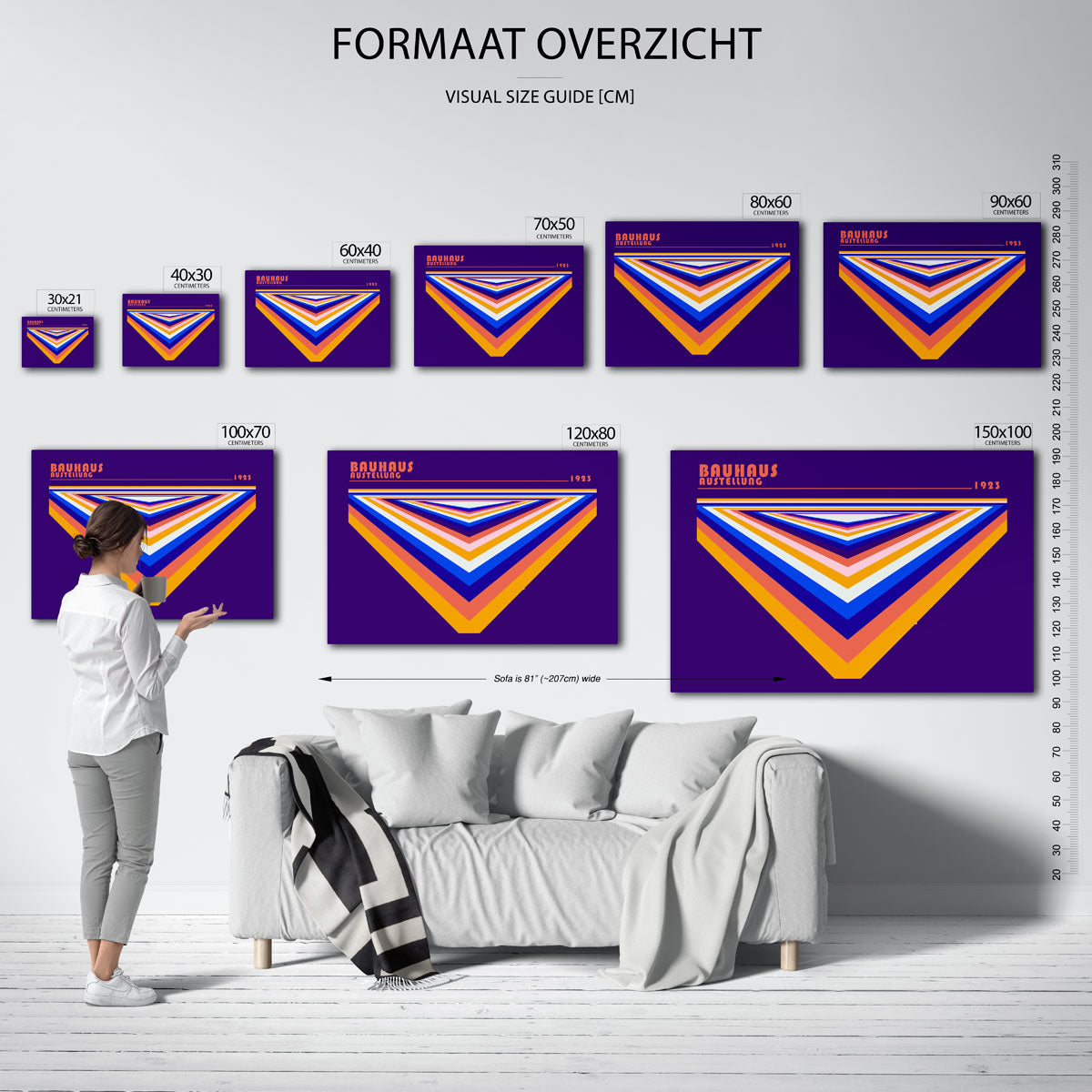 Kleurrijke vormen Poster