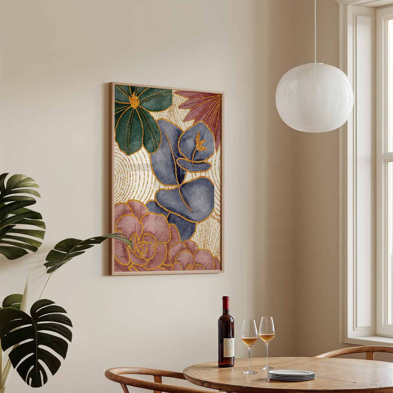 Botanische Abstract Poster-WallArtistic