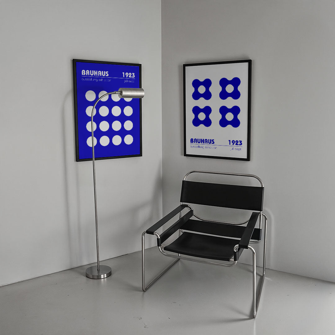 Cirkels en blauw Posterset