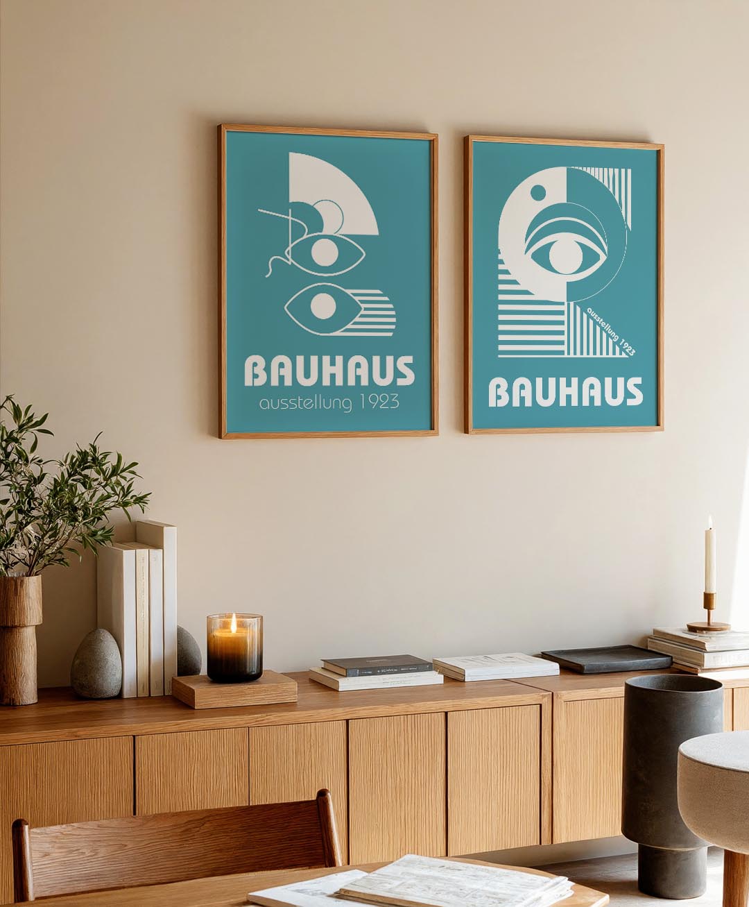 Vormen en vlakken Posterset