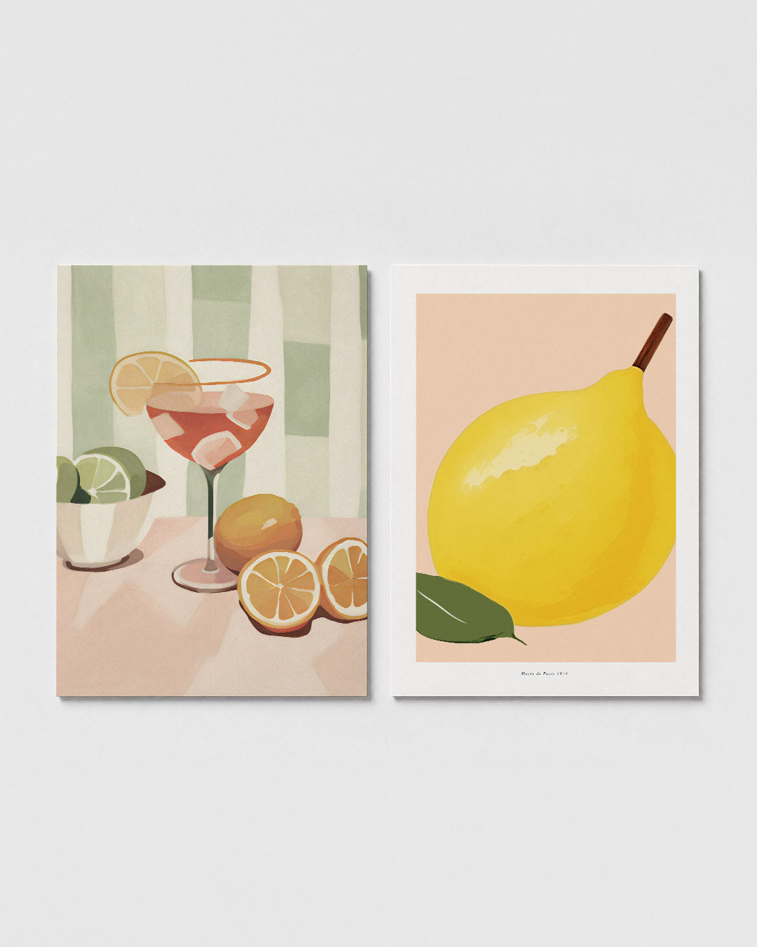Citrus en cocktail Posterset