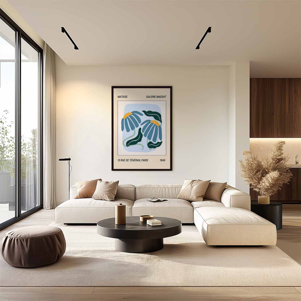 Bloemenpracht in Parijs Kunstwerk-canvas-dibond-plexiglas-wanddecoratie-WallArtistic