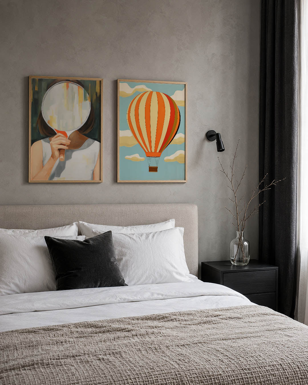 Spiegel en kleur Posterset