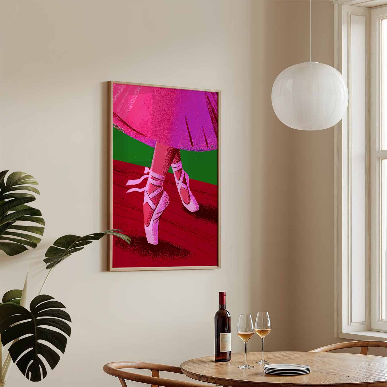 Dansende Schoonheid Poster-WallArtistic