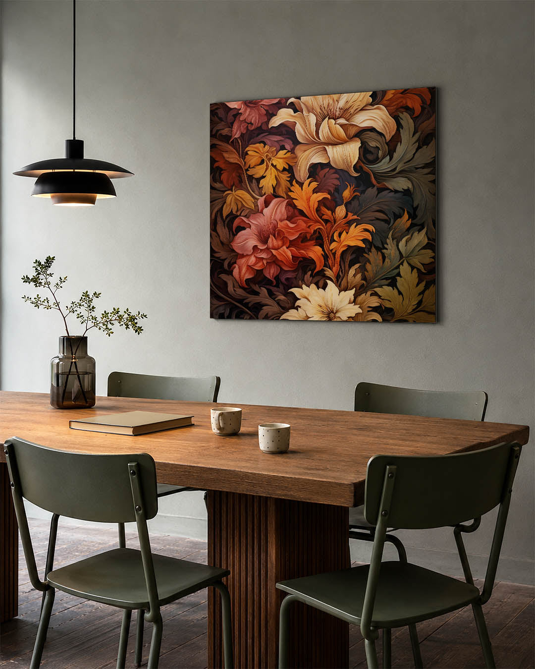Bloemrijke vormen Kunstwerk
