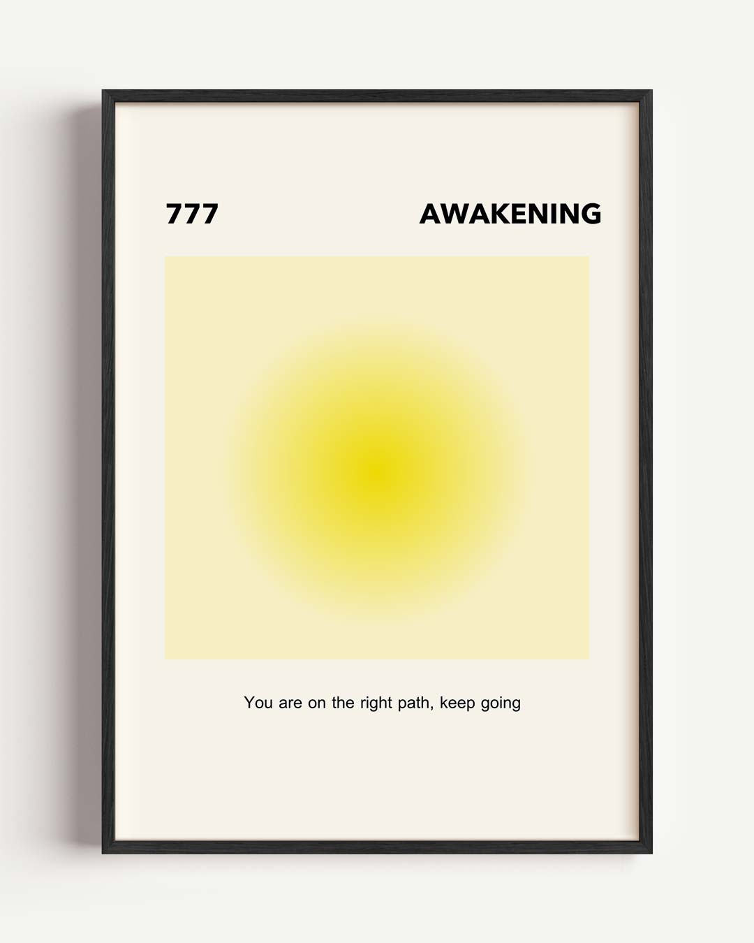 Inspirerende 777 Awakening Poster-WallArtistic