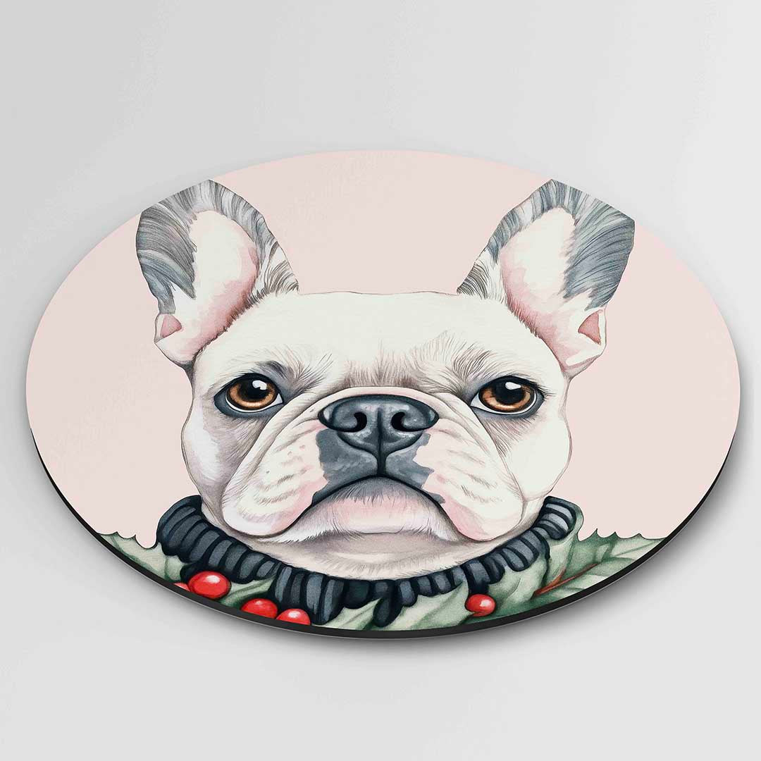 Franse bulldog Muurcirkel