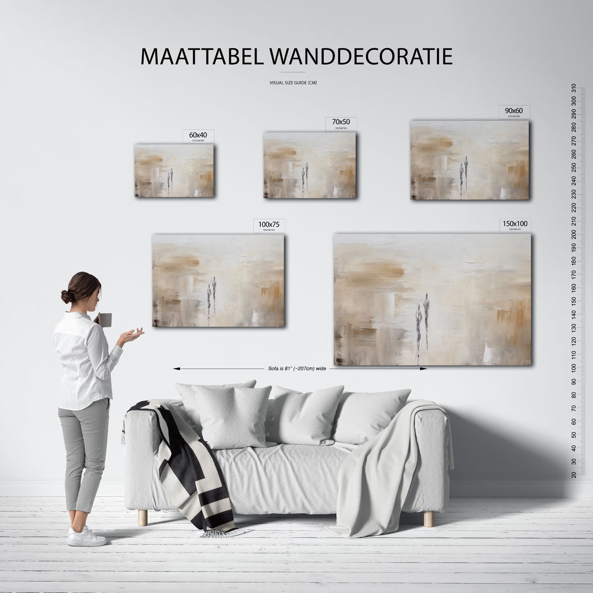 Vage figuren Kunstwerk