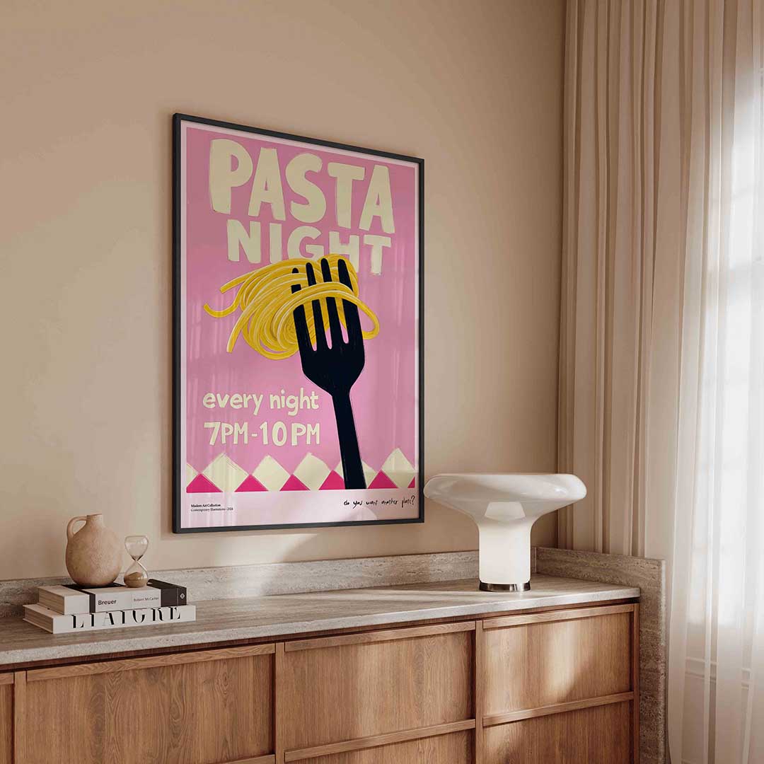 Pasta night Poster