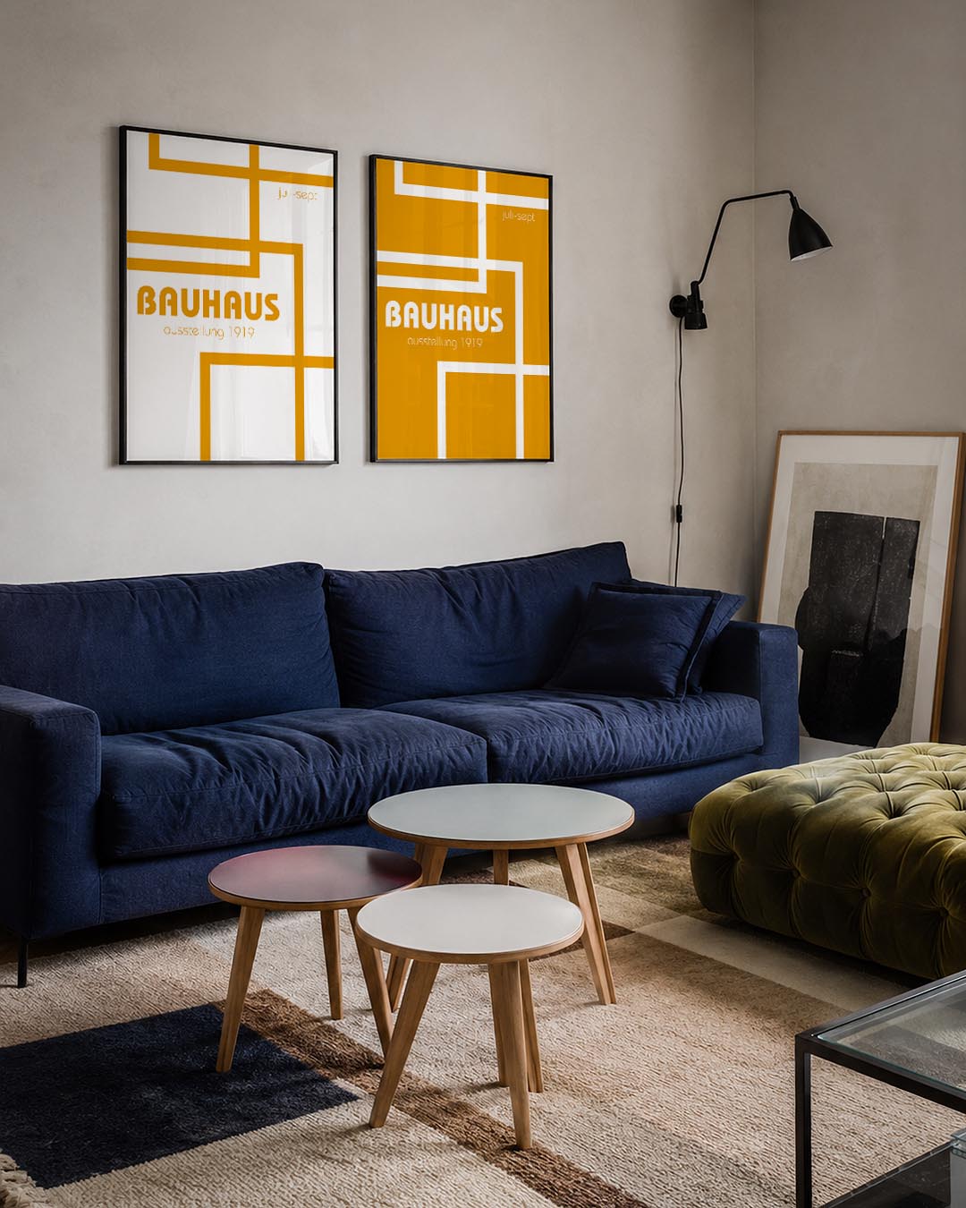 Lijnen en kleurvlakken Posterset