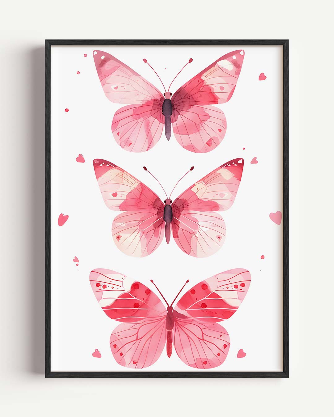 Dromerige Vlinder Symfonie Poster-WallArtistic