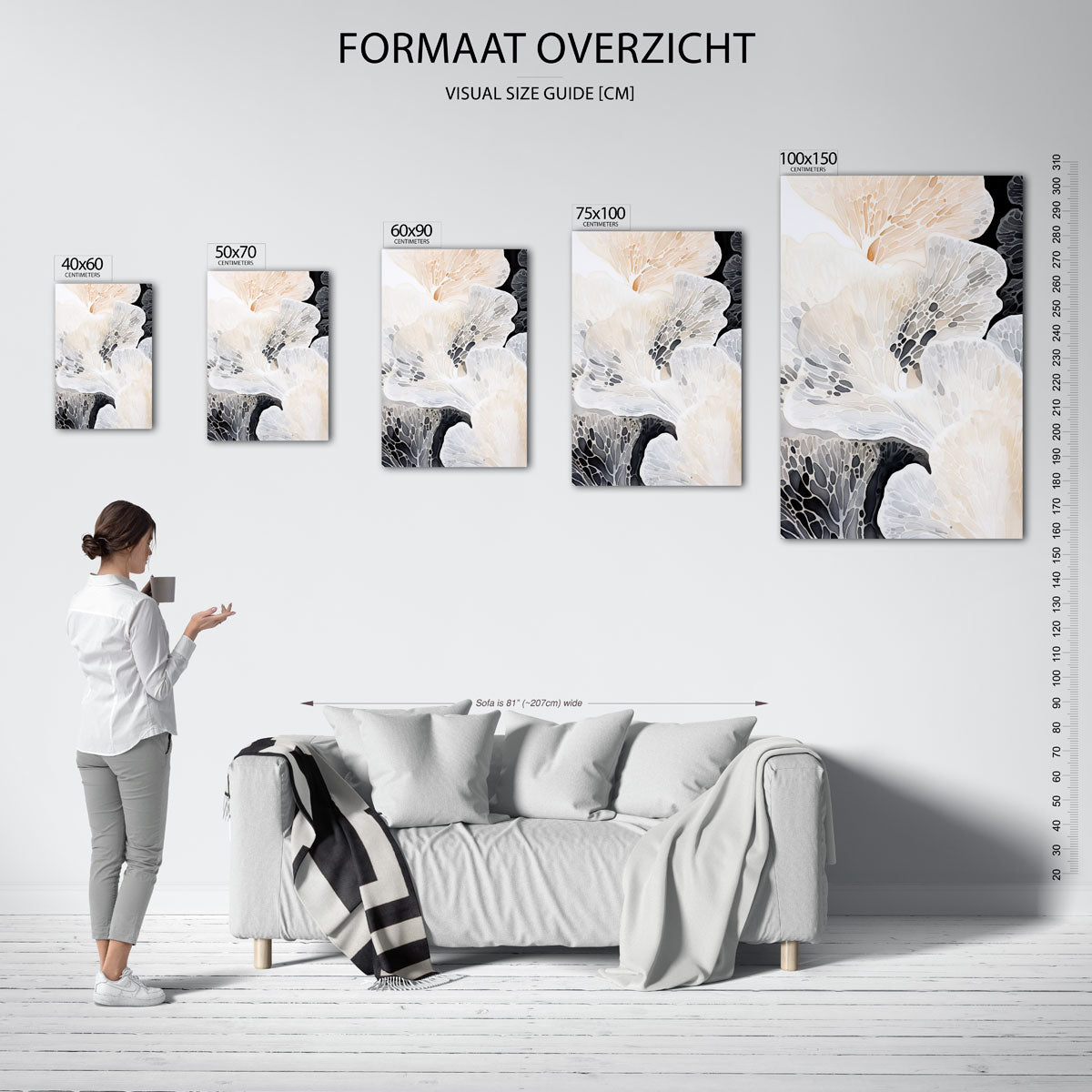 Organische vormen Kunstwerk