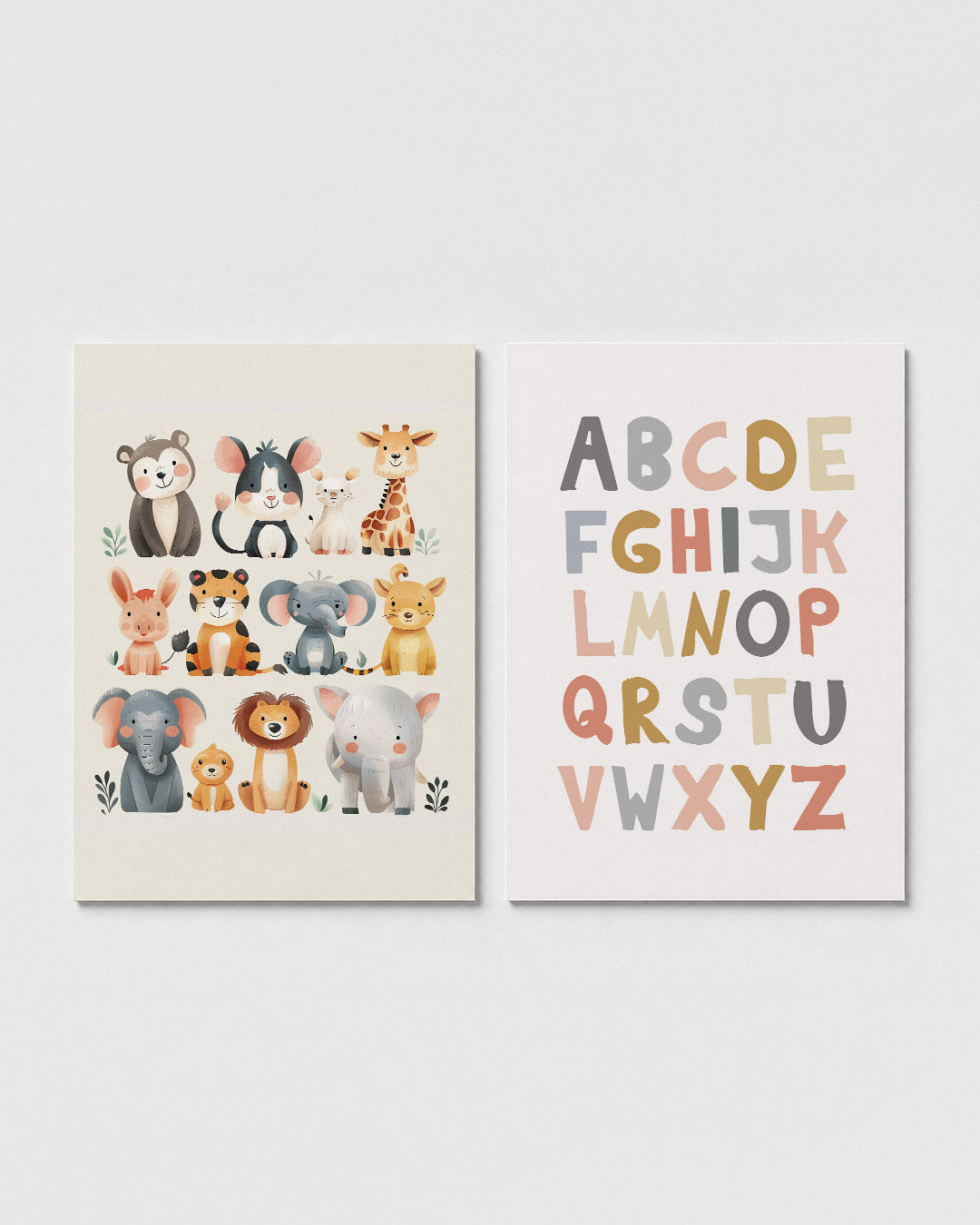 Dieren vrolijkheid Posterset