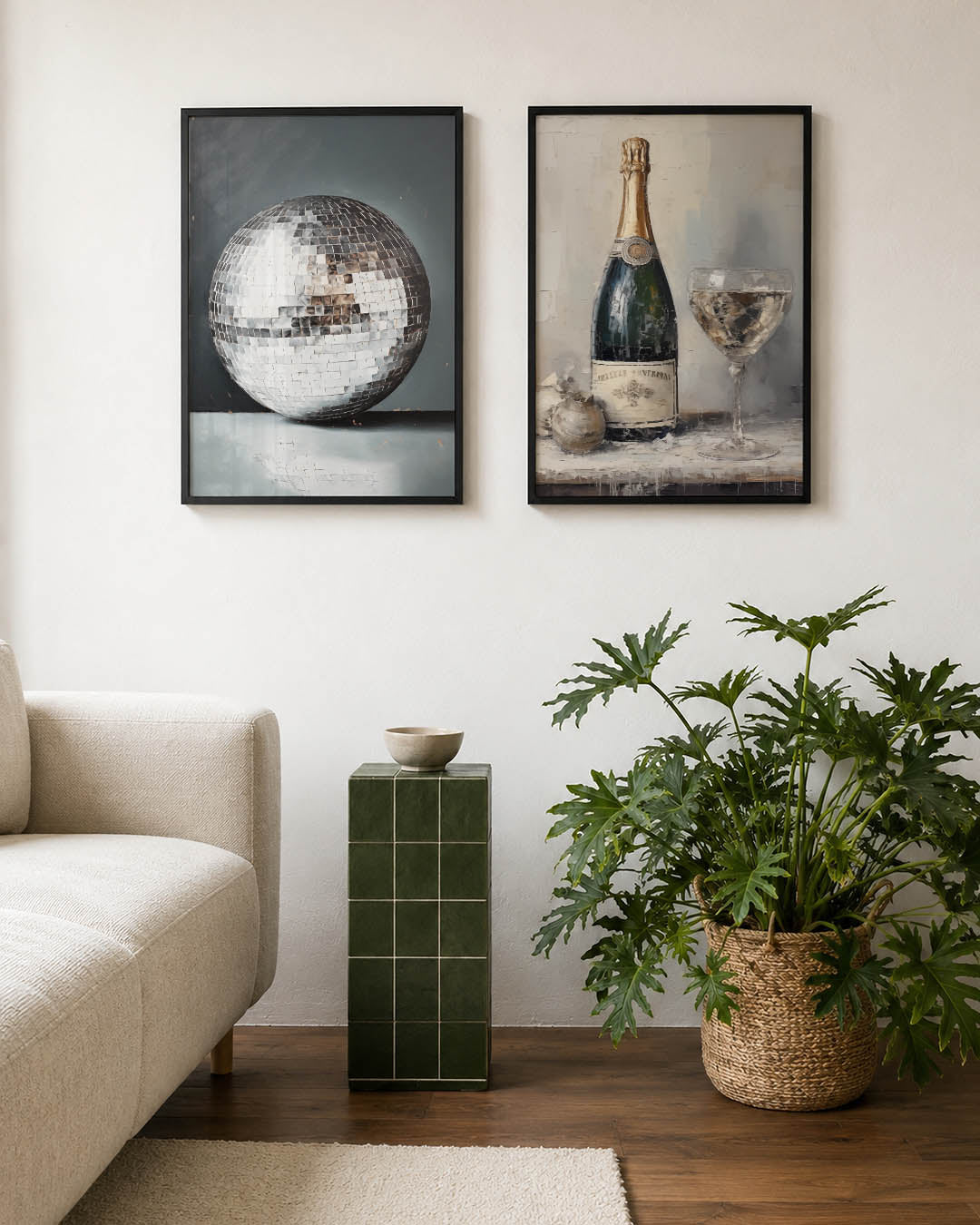 Reflecterende bol Posterset