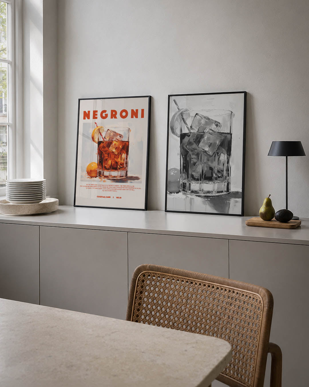 Kleur en glas Posterset