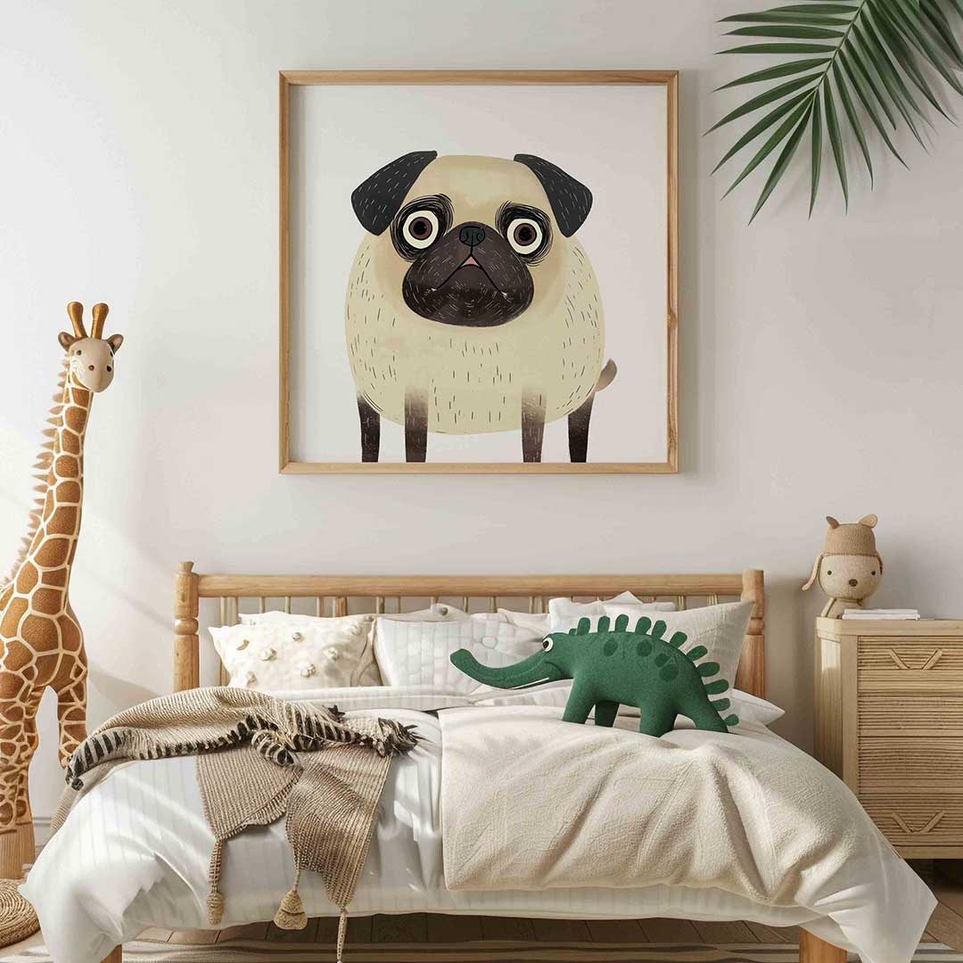 Mopshond Poster