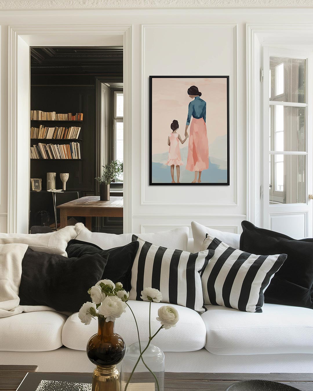 Moeder en kind Kunstwerk