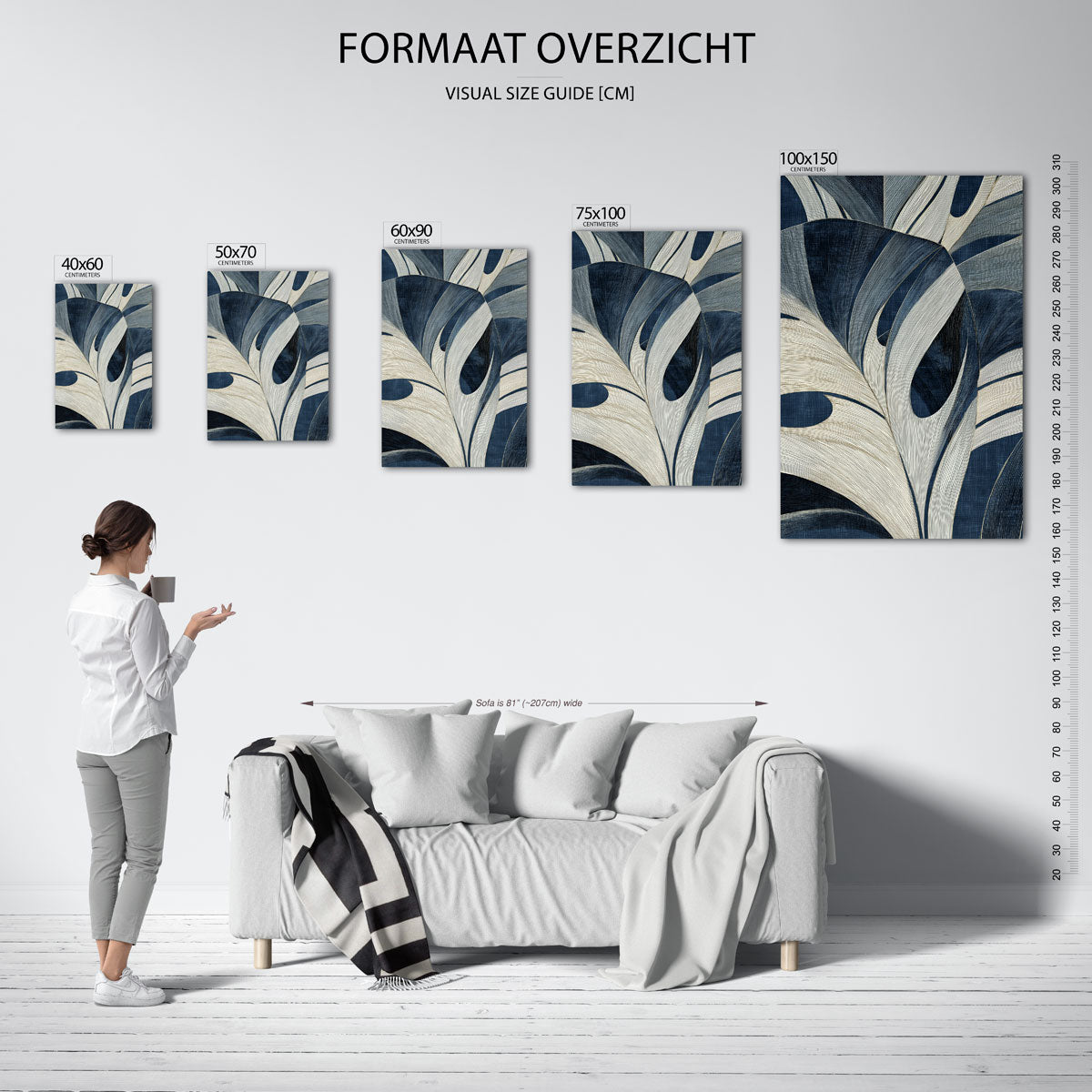Organische lijnen Kunstwerk