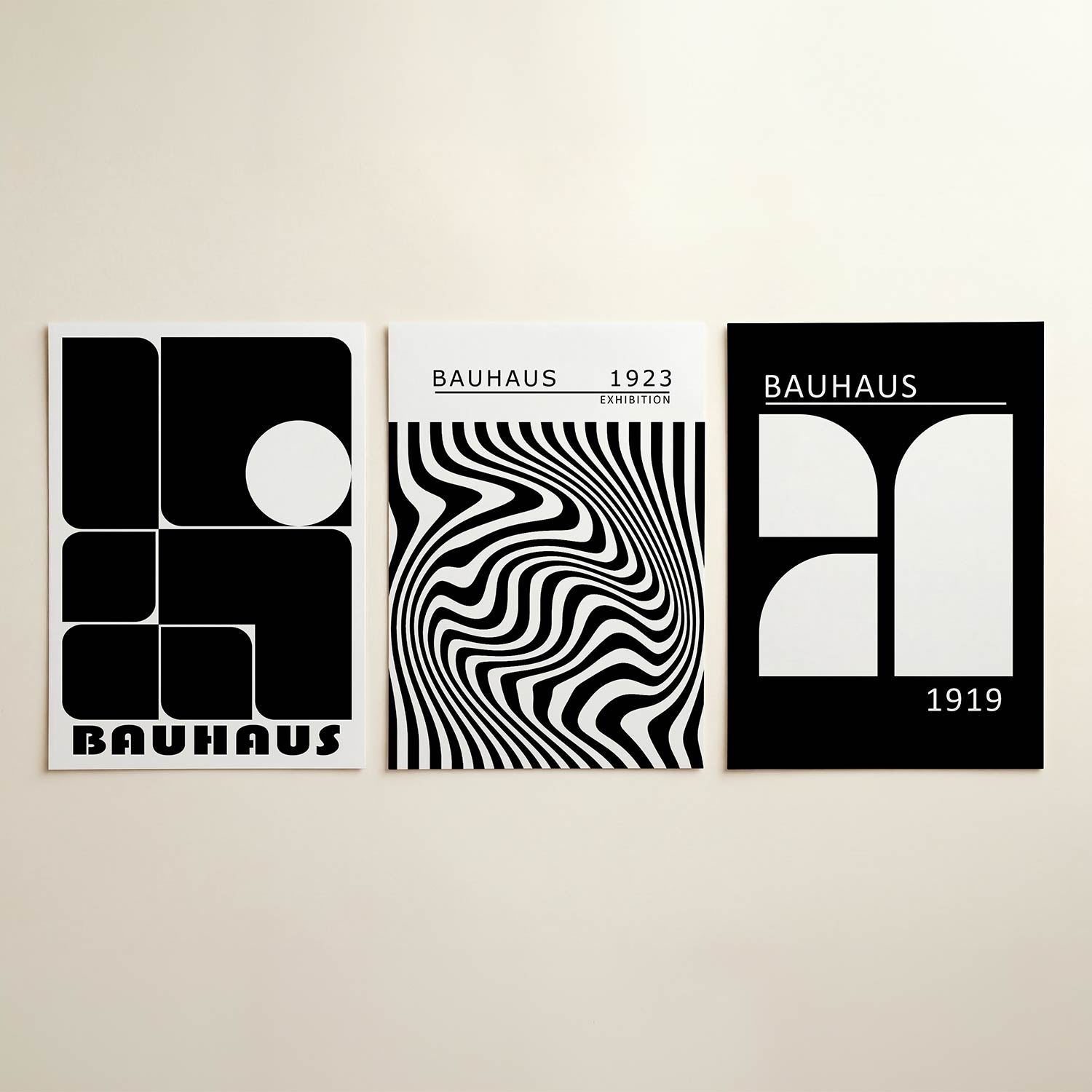 Vormen en vlakken Posterset