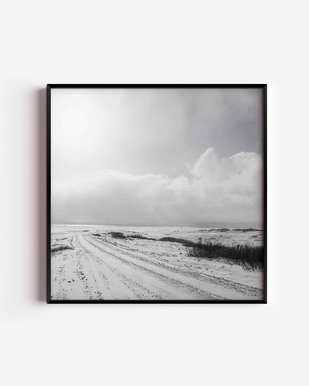 Winterse landschap Poster
