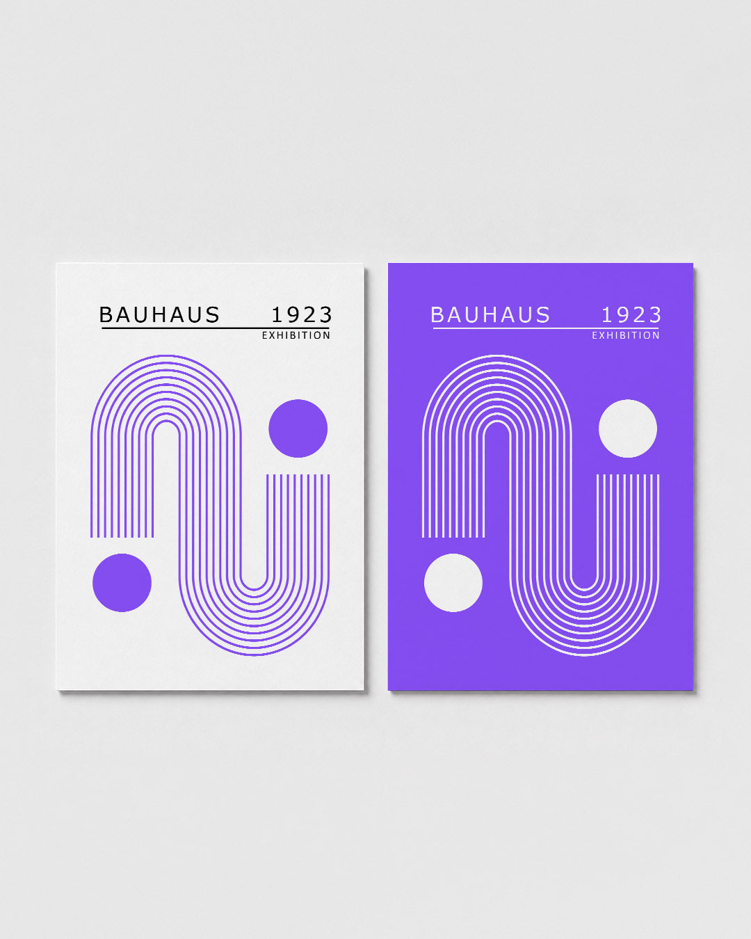 Lijnen en cirkelspel Posterset