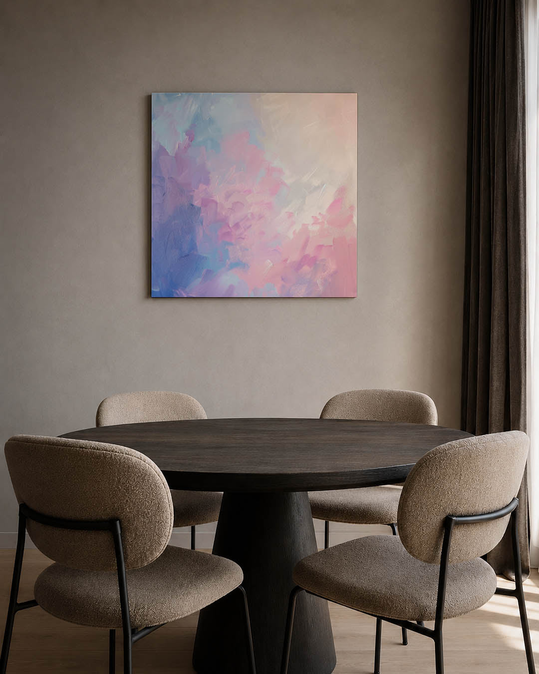 Kleurrijke droomvlucht Kunstwerk