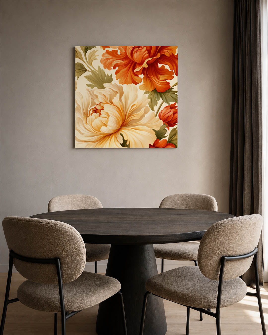 Bloemrijke compositie Kunstwerk