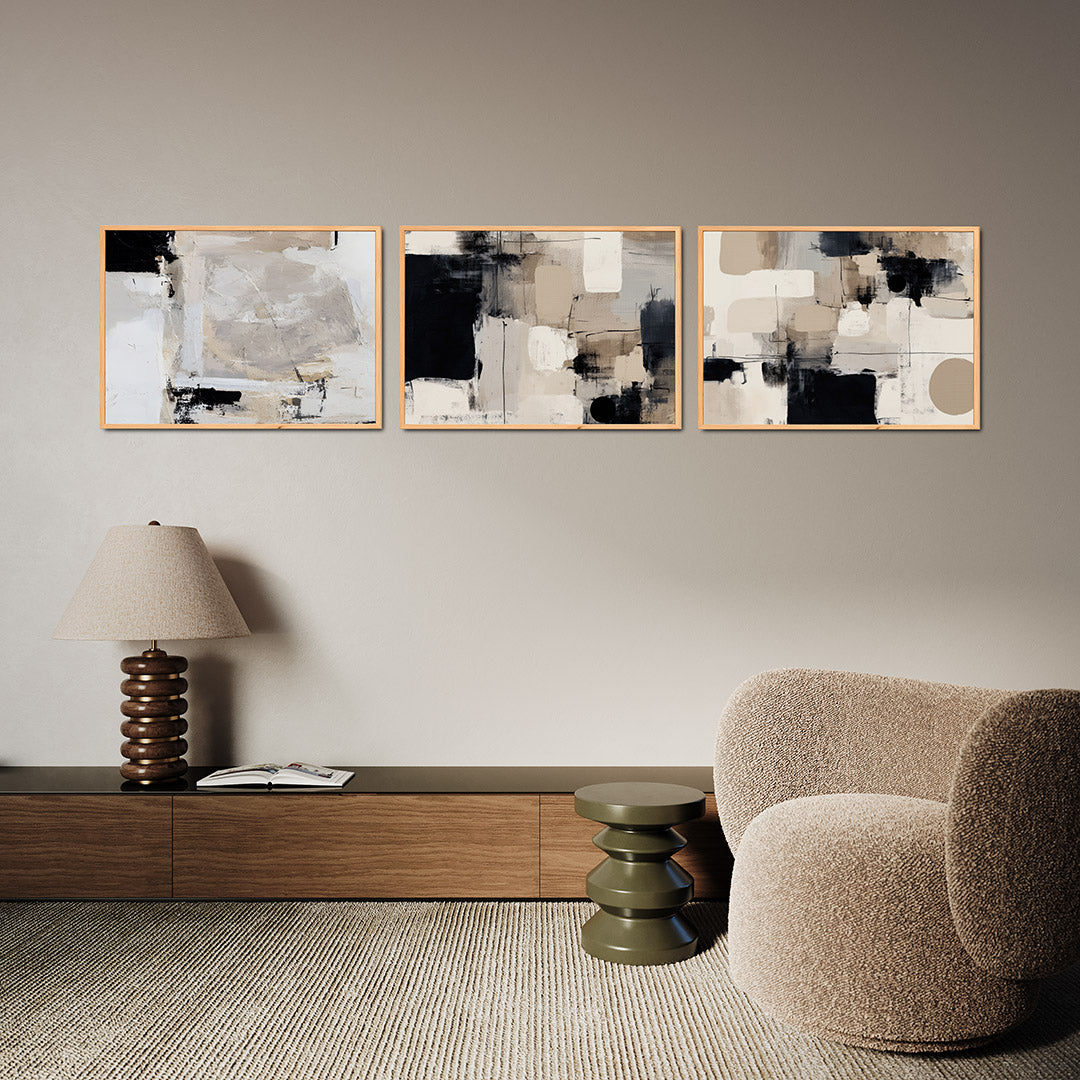 Neutrale vlakverdeling Posterset