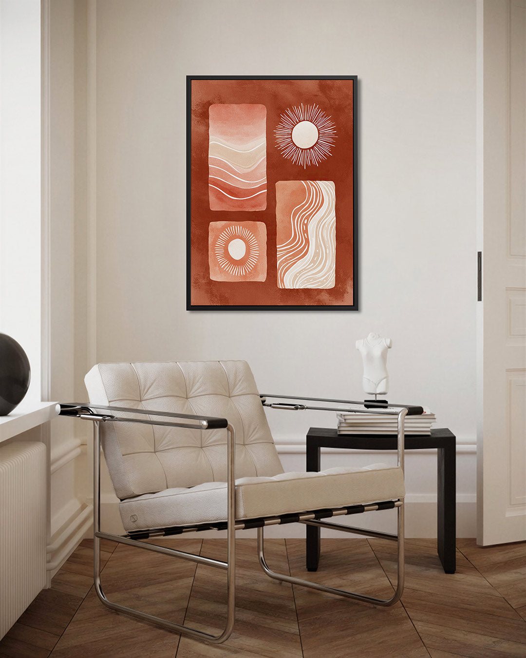 Organische vormen compositie Kunstwerk
