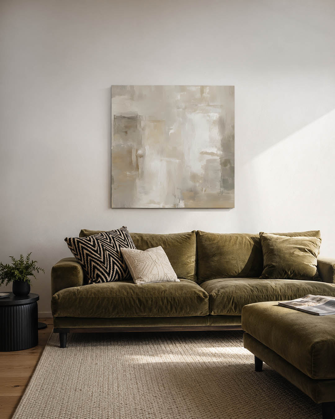 Zachte kleuren harmonie Kunstwerk