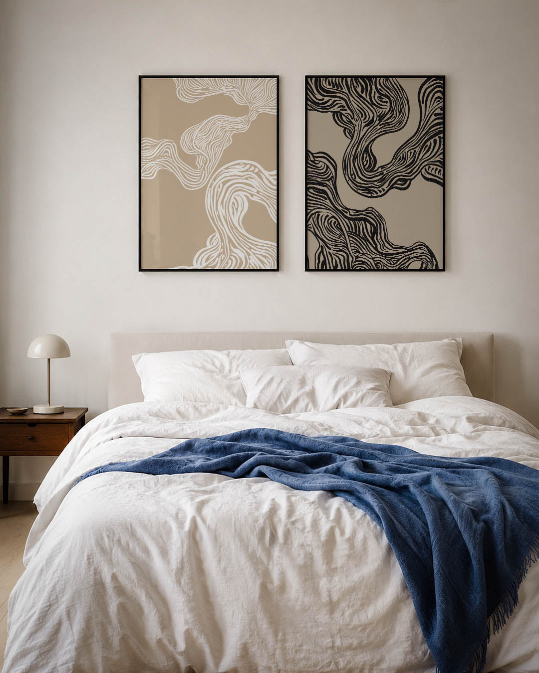Organische lijnen Posterset