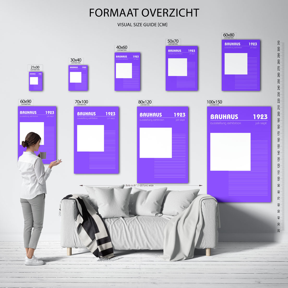 Vorm en lijnen Poster