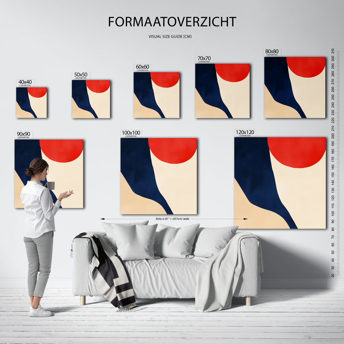 Abstracte vormen Poster