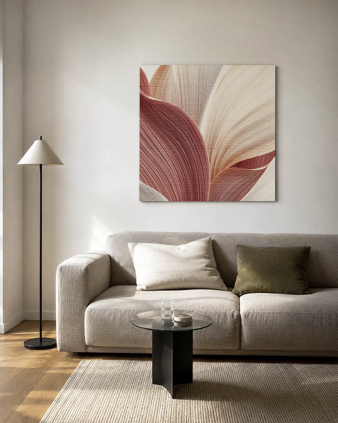 Organische lijnen Kunstwerk