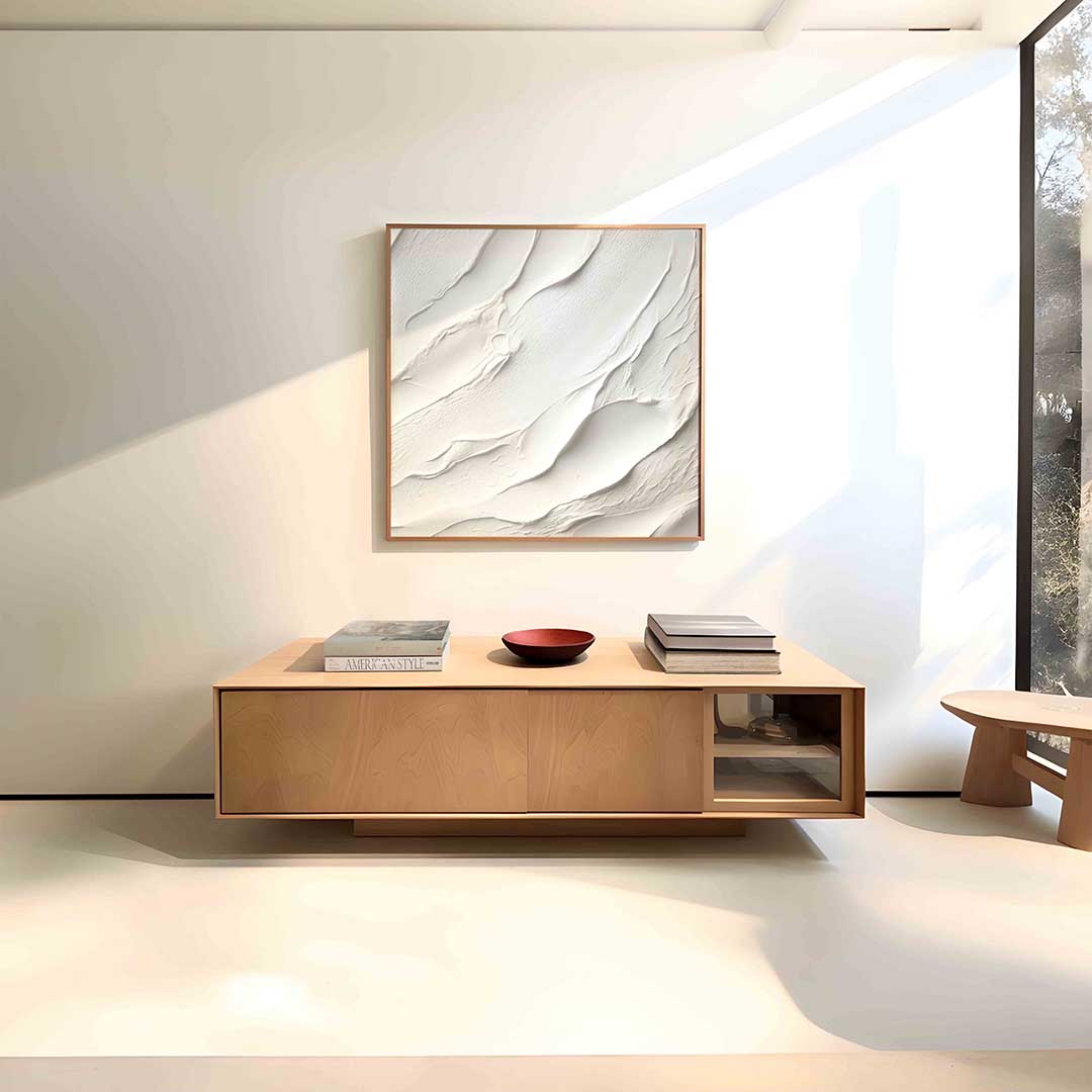 Witte textuur Poster